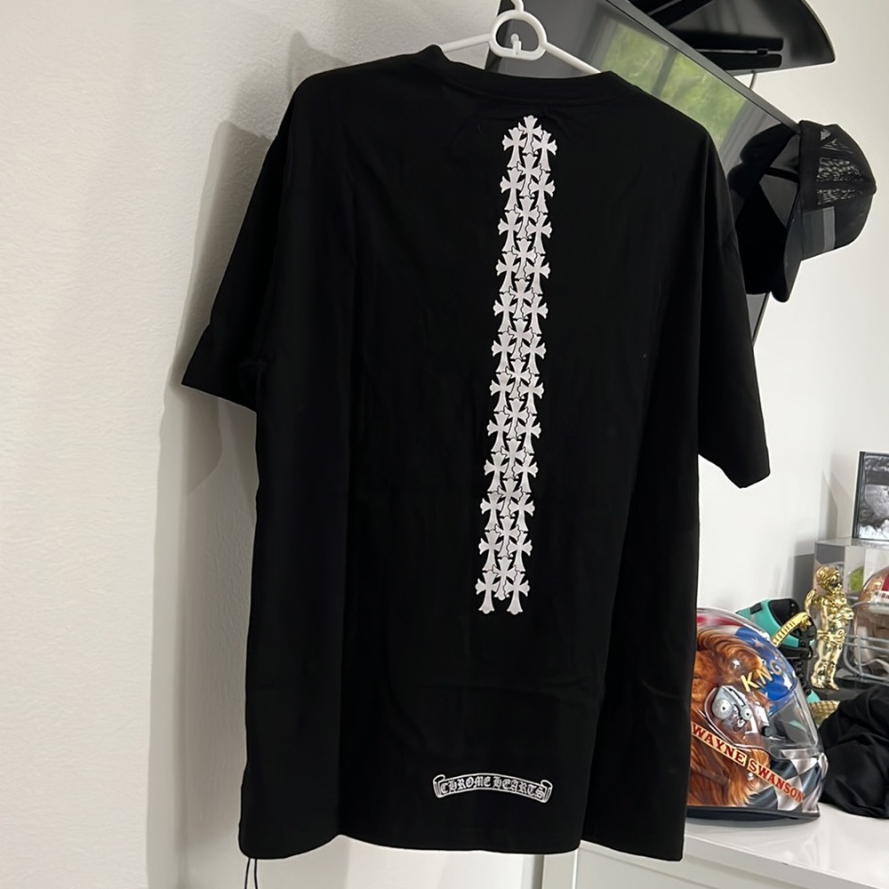 Mens chrome heart black t shirt bnwt size XL
